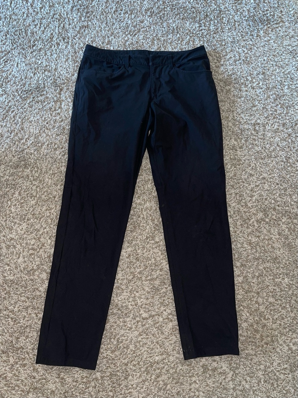 lululemon athletica Black Men's Chino-Style Stretch Pants